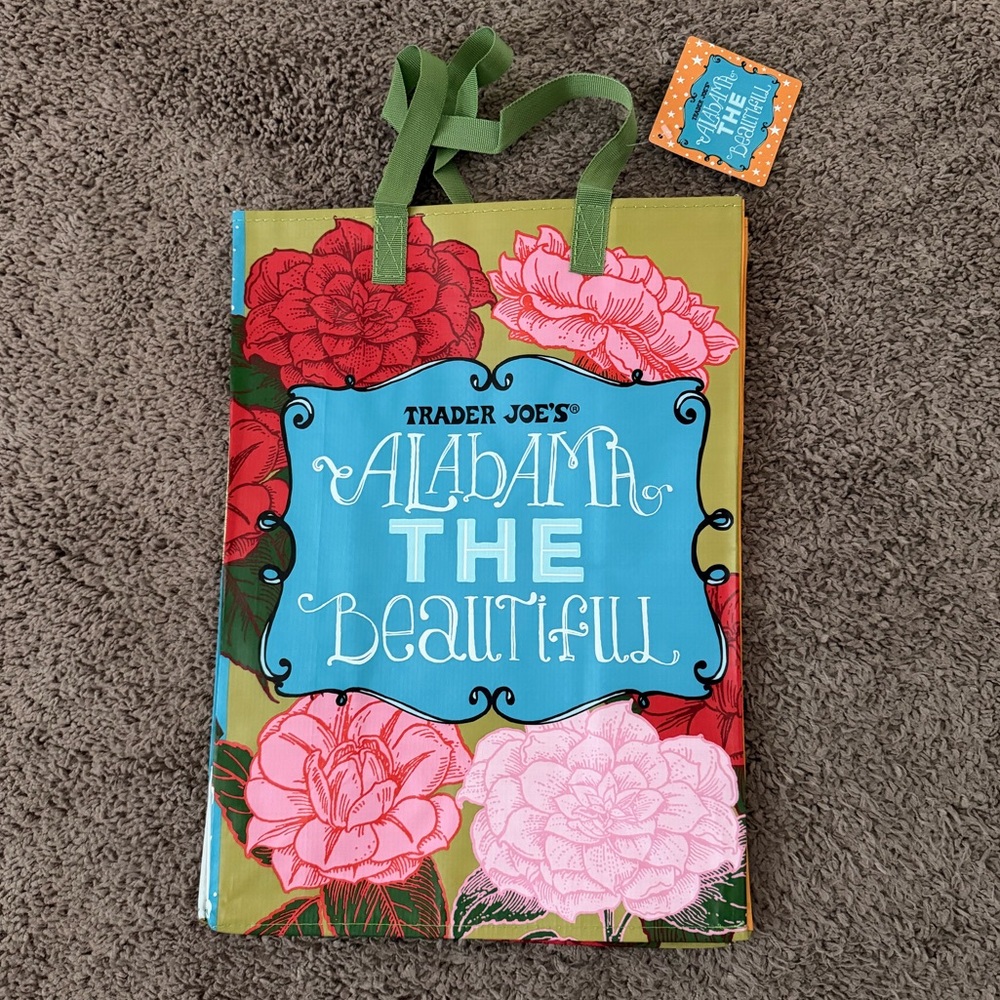 Trader Joe’s mystery bag Alabama state Reusable Grocery Tote Bag
